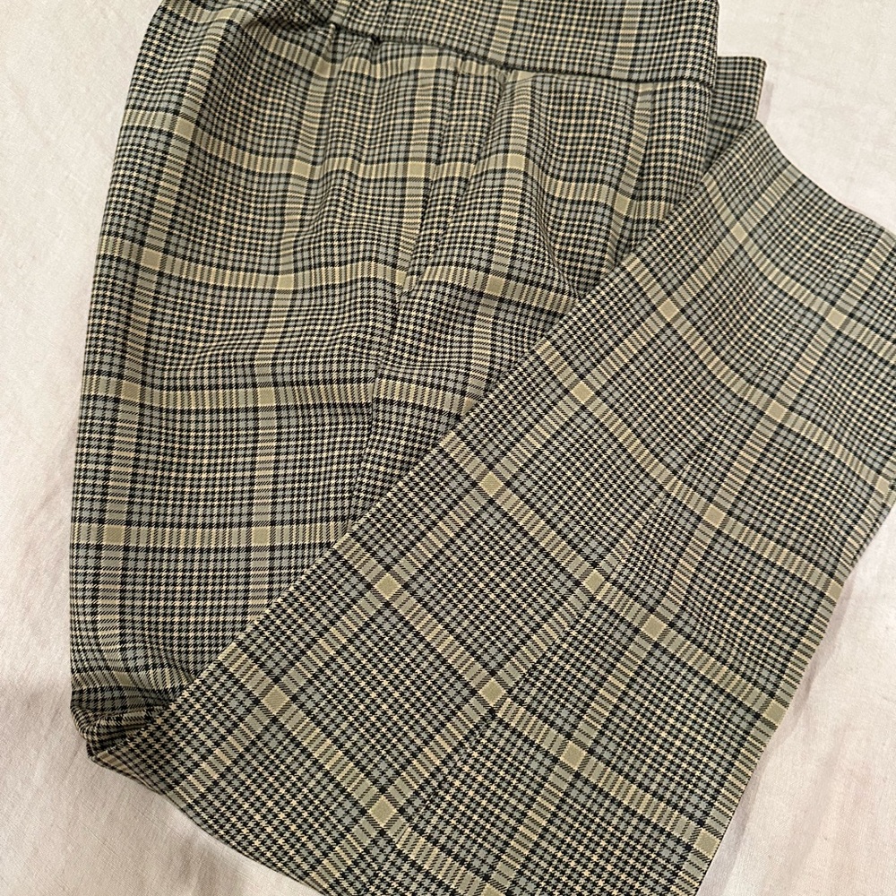 ARITZIA Babaton Women Plaid Tan Pants